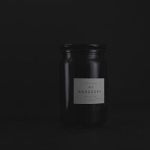 Elegant Typography Candle